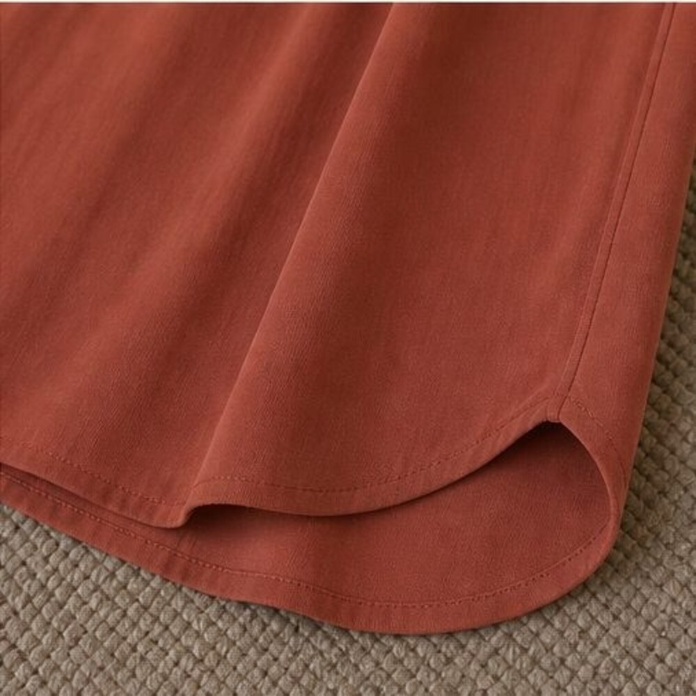 Rust Button Blouse - Picture 6 of 6